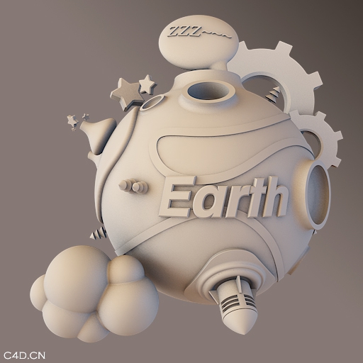 创意地球模型 Earth - C4D之家 - m_1391712694123.jpg
