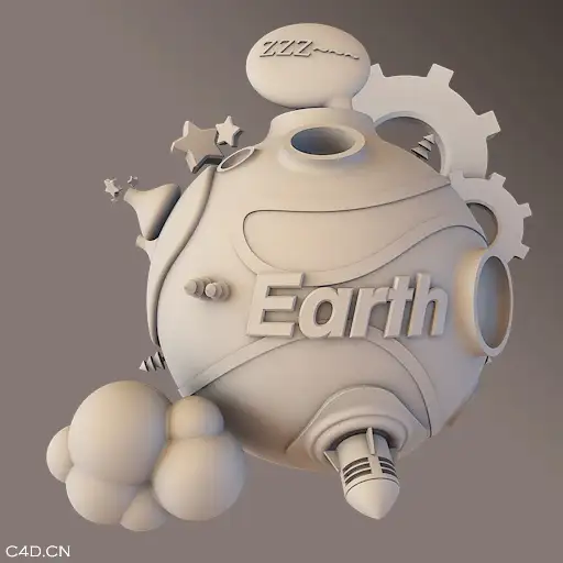 创意地球模型 Earth