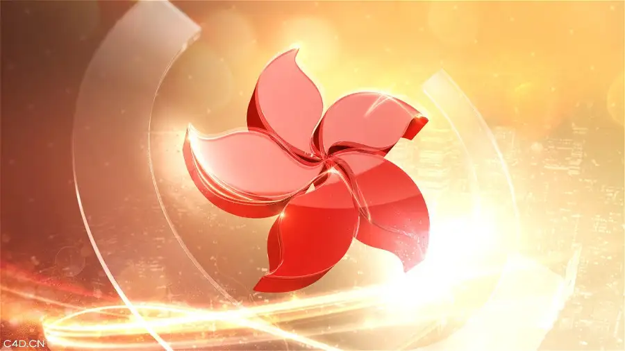 香港紫金花标志：HKS LOGO - C4D之家 - m_1387827519827.jpg