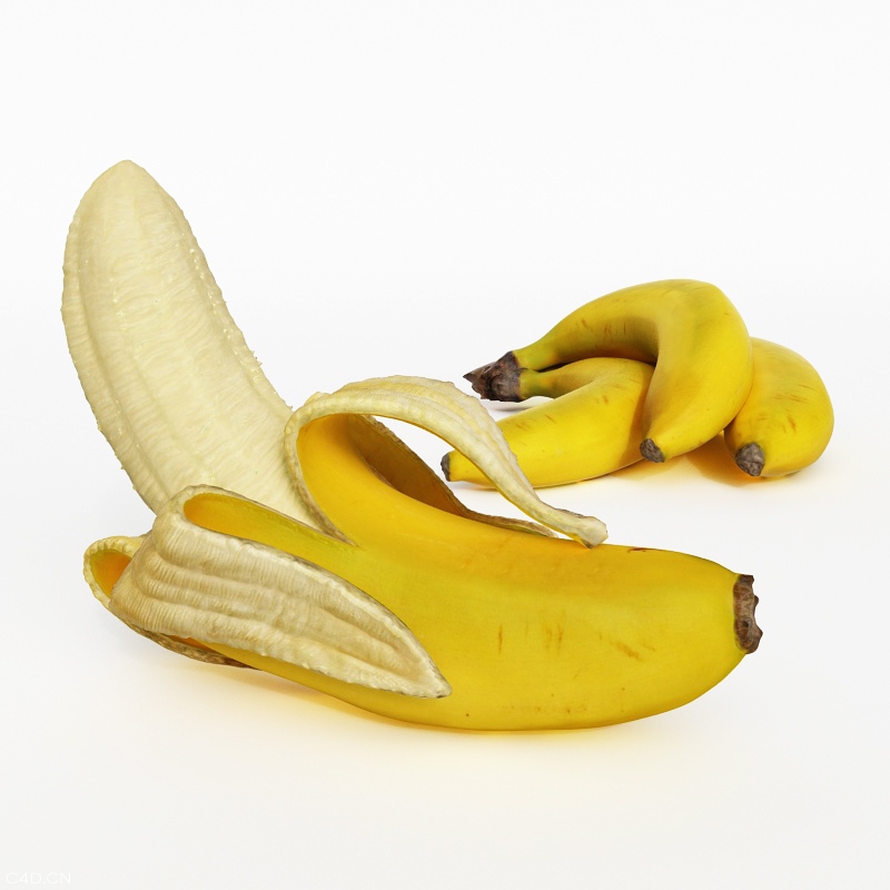 香蕉C4D模型 Banana 3D model - C4D之家 - 028.jpg