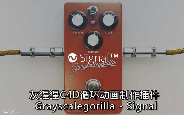 灰猩猩C4D循环动画制作插件 Grayscalegorilla – Signal v1.0 for Cinema 4D+教程