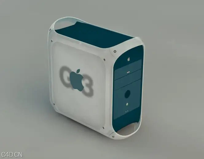 苹果G3电脑机箱C4D模型 - C4D之家 - cinema4d_ 2014-08-07 下午9.01.58.jpg