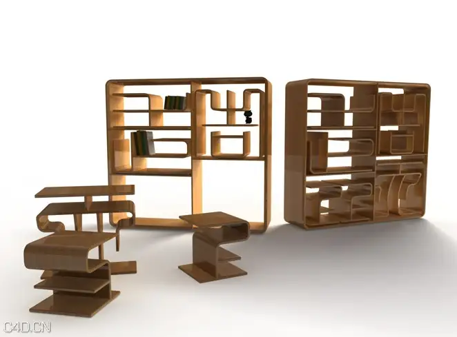 一组书架C4D模型 - C4D之家 - cinema4d_ 2014-08-07 下午9.47.39.jpg