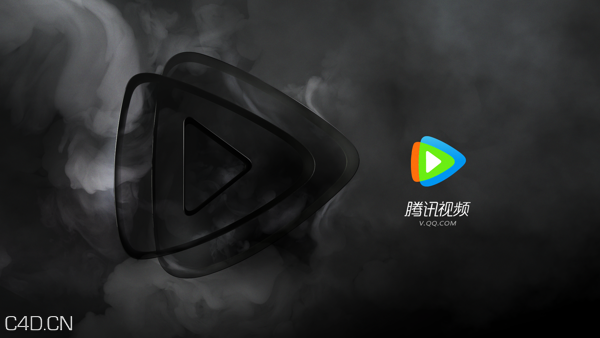 C4D酷炫片头欣赏–腾讯视频QQ.COM
