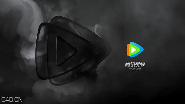 C4D酷炫片头欣赏–腾讯视频QQ.COM