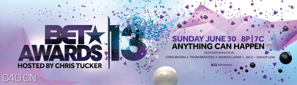 Photoshop与C4D打造BET奖项专题片头
