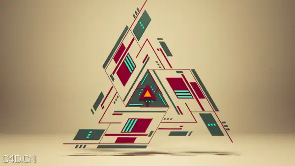 C4D制作纯几何图片短片欣赏 - C4D之家 - 2f55fc20d0b83380456aedbdcef7cdd8.png
