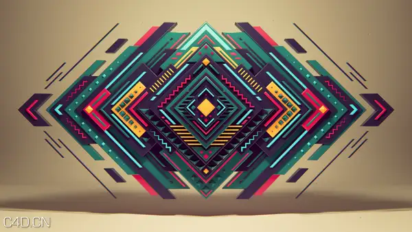C4D制作纯几何图片短片欣赏 - C4D之家 - a9cd282c801d1b79d812d599e0fba44f.png