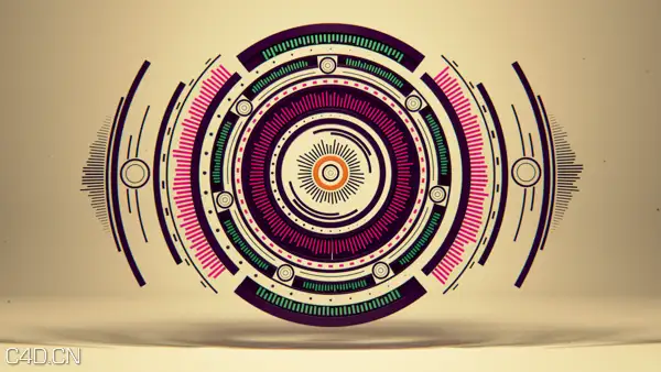 C4D制作纯几何图片短片欣赏 - C4D之家 - f9201a10074bc91c41cc6816213570b8.png