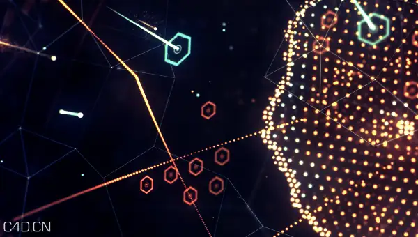 酷炫的地球星光（c4d建模，AE后期合成） - C4D之家 - e52211425b7104ba8fafd480ddff4f6e.png