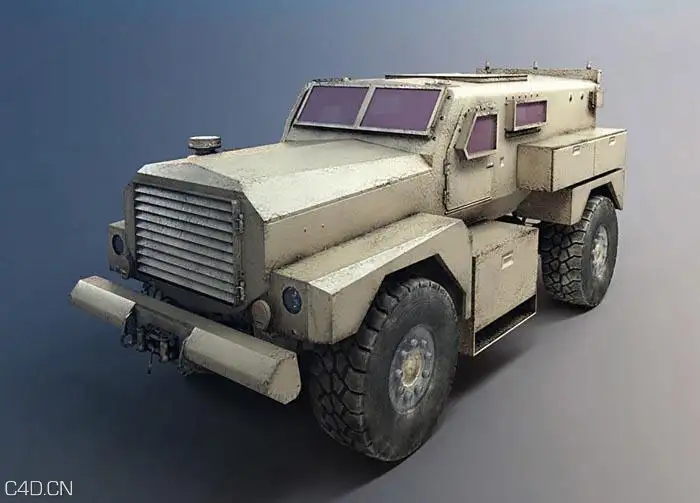 美军车辆：米色装甲车C4D模型 - C4D之家 - 2011-03-24_222750.jpg