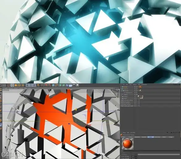 C4D- 三角化破碎3D球体效果包装教程 - C4D之家 - cinema4d_ 2014-08-08 下午11.52.15.jpg