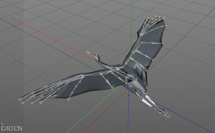 仙鹤C4D模型（带骨骼） - C4D之家 - cinema4d_ 2014-08-09 下午10.45.30.jpg