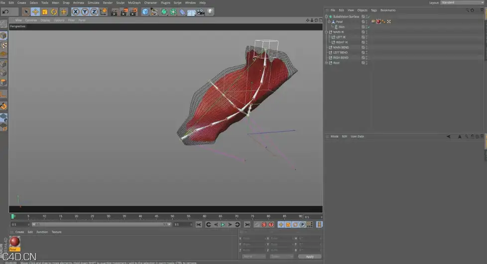 C4D玫瑰制作教程 Cinema 4D - Creating a Realistic Rose Tutorial - C4D之家 - 160333g2g6f21ifj11nq15.png