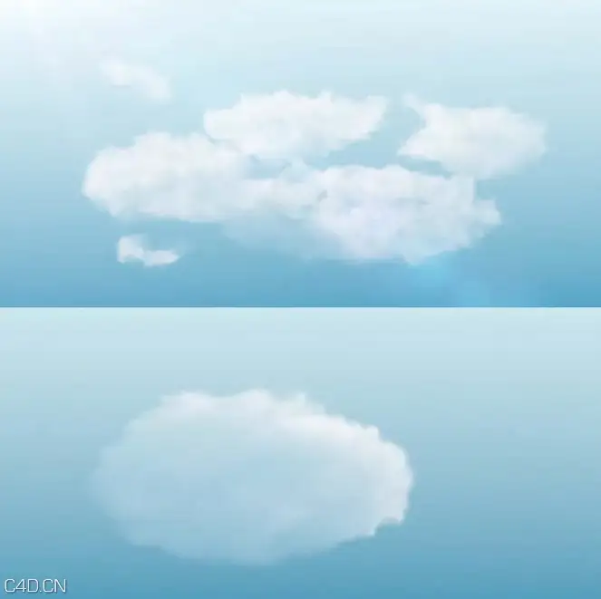 C4D – 使用TurbulenceFD插件创建逼真的云彩教程