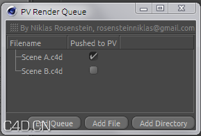 C4D插件：PV Render Queue 1.0 - C4D之家 - 5eb29b53f65bacfbac82d51fdbac072b.png