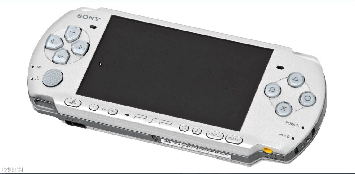 c4d psp游戏机建模教程 Cinema 4D Modelling - Shading The Sony PSP - C4D之家 - 024001yci2vhifvwvtcoe2.jpg