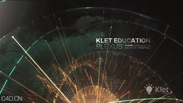 C4D/AE教程：plexus科技光效制作视频教程
