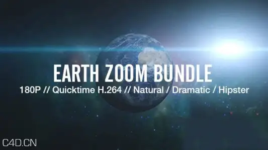 6个俯瞰地球视频素材 VideoHive Earth Zoom Bundle
