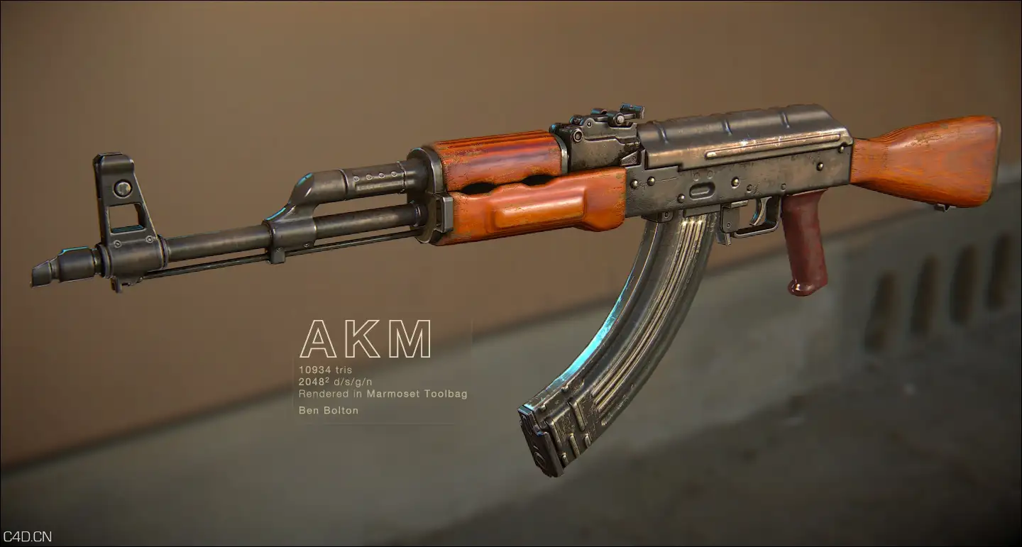 marmoset作品合集 - C4D之家 - bolton_ak47.jpg