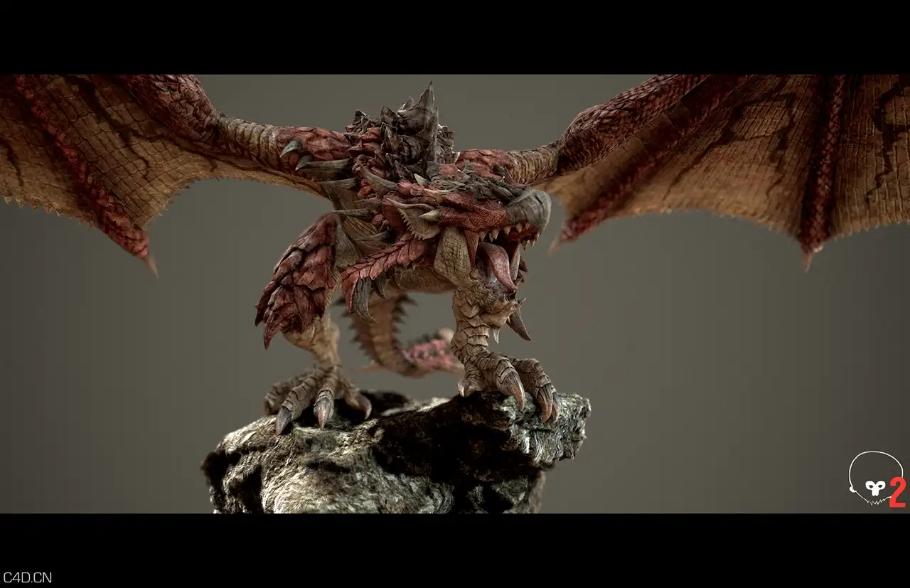 marmoset作品合集 - C4D之家 - ishikawa_rathalos.jpg