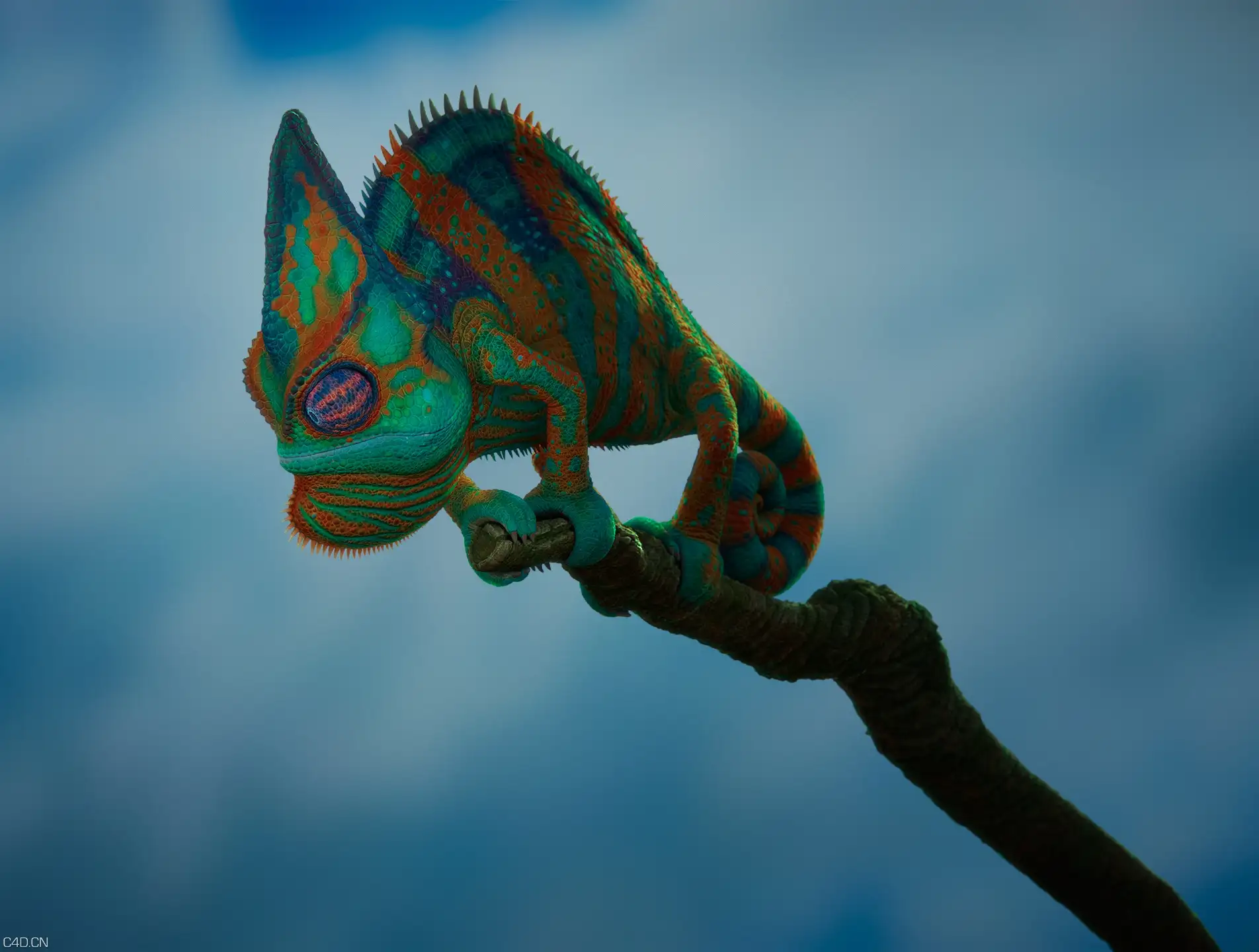 marmoset作品合集 - C4D之家 - santos_trippy.jpg