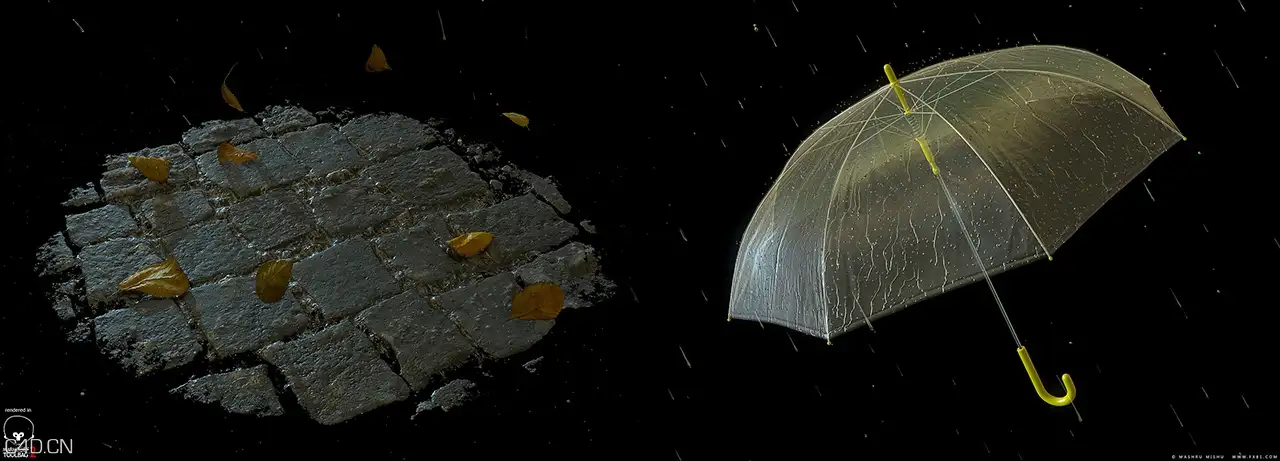 marmoset作品第三辑 - C4D之家 - mishu_umbrella.jpg
