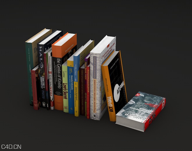 书本杂志C4D模型 - C4D之家 - cinema4d_ 2014-08-18 下午7.38.49.jpg