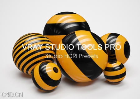 c4d专业渲染预设 VRay Studio Tools 1.3.8 Pro