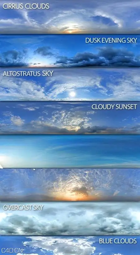 全景天空高分辨率素材 Exterior Seamless Skies Panoramas - C4D之家 - 3645f3f15c1fc0e9996c0539490aef5e.jpg