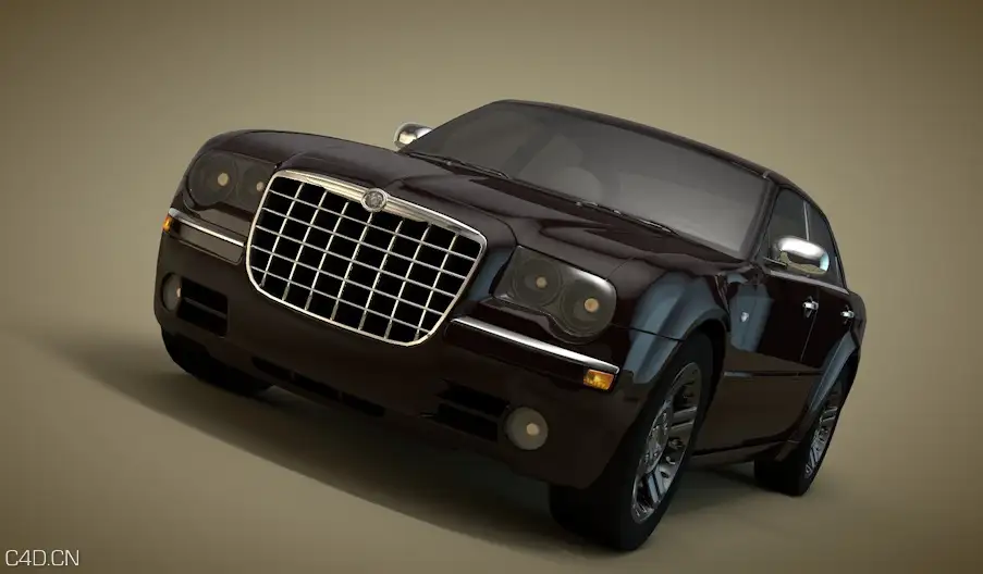 克莱斯勒汽车C4D模型 Chrysler 300