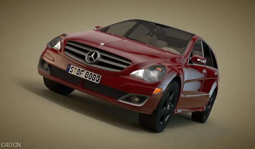 奔驰R级轿车C4D模型 Mercedes R-Class - C4D之家 - cinema4d_ 2014-08-20 下午8.16.36.jpg