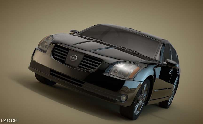日产汽车C4D模型 Nissan Altima