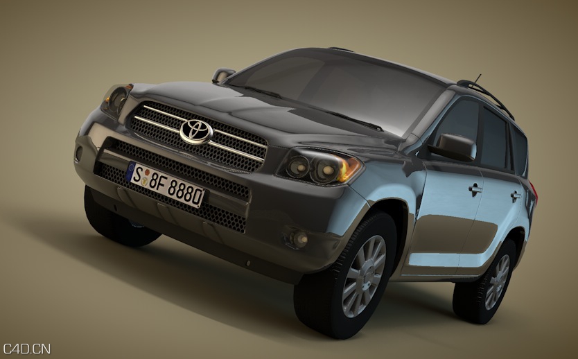 丰田RAV4汽车C4D模型 Toyota RAV4