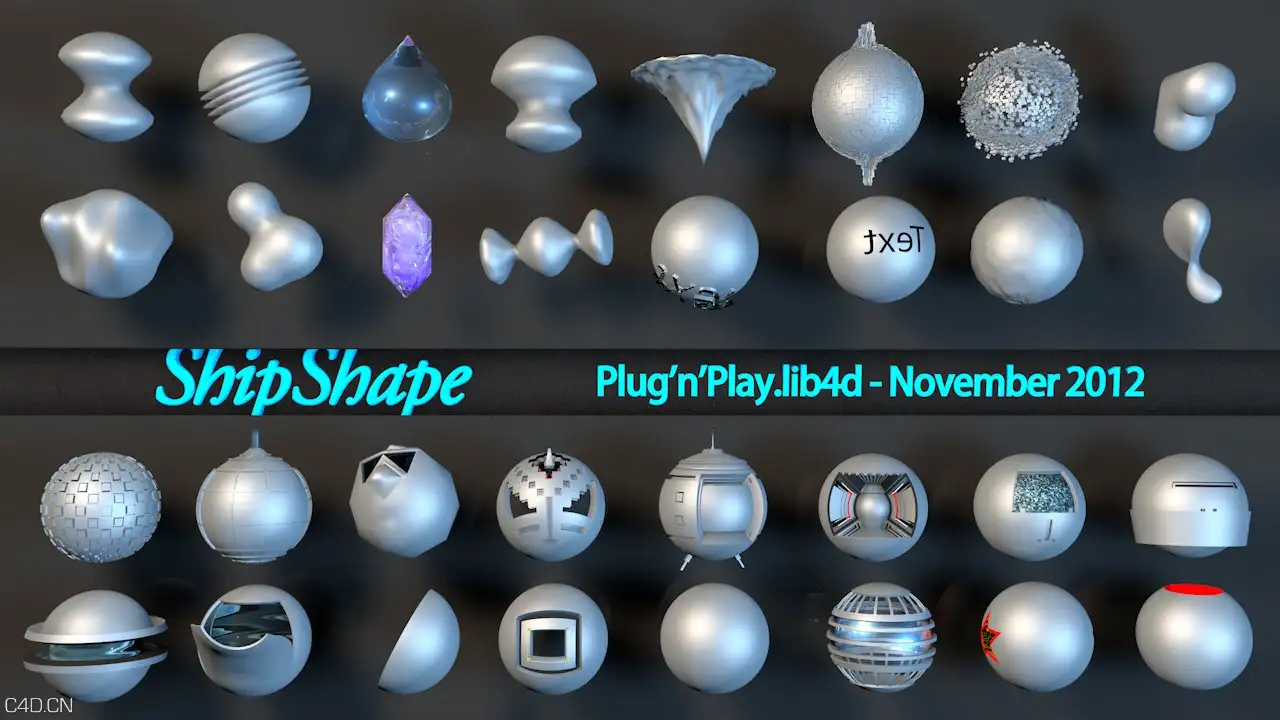 C4D工业形状预设 - C4D之家 - shipshape5.jpg