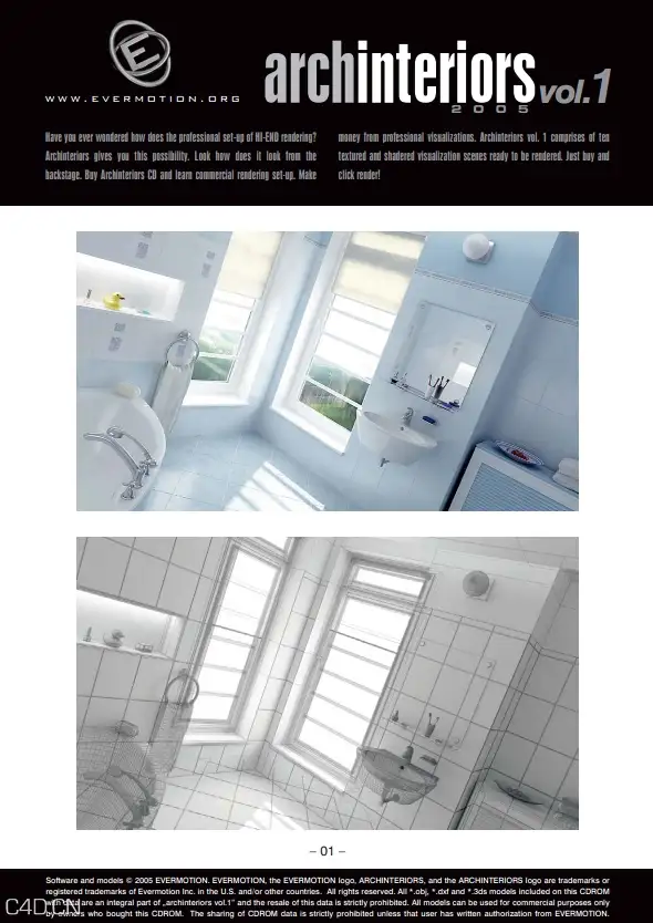 高品质室内场景模型合集 Evermotion Archinteriors vol 1-15 - C4D之家 - df231734_28.jpg