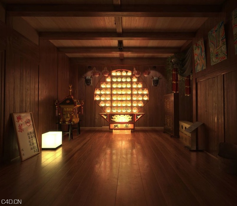 亚洲中式风格室内场景3D模型 Evermotion Archinteriors vol.28