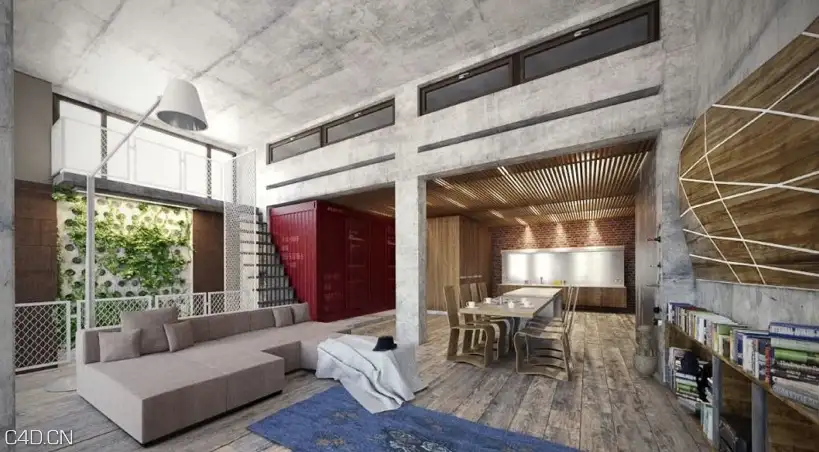 阁楼室内场景3D模型合集 Evermotion Archinteriors vol.027 - C4D之家 - cinema4d_ 2014-08-24 上午12.19.45.jpg