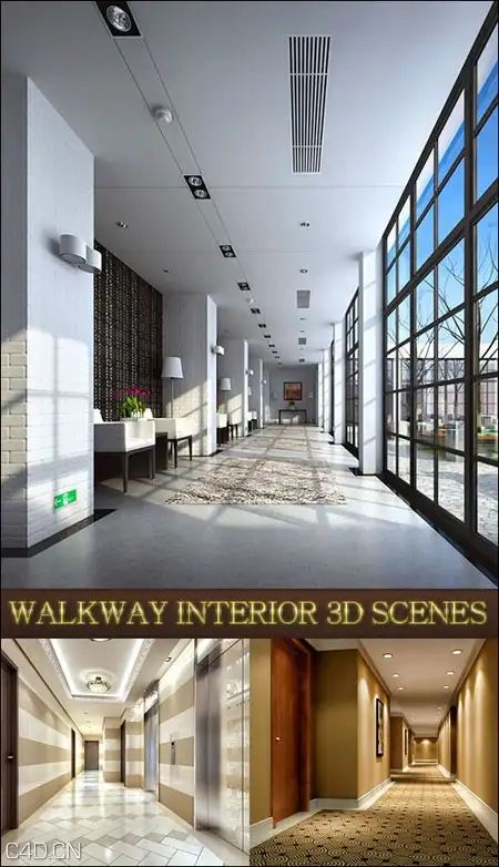 酒店3D模型合集（客房、酒店）Walkway 3d scenes - C4D之家 - 9b7f633a3389a07b434c490d06ec7412.jpg