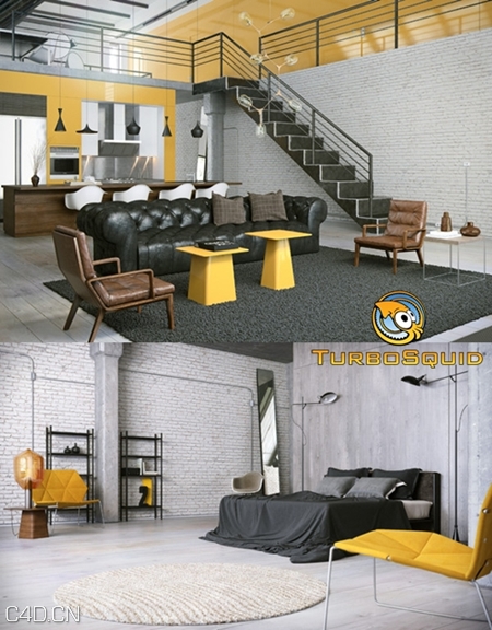简约室内-阁楼场景3D模型 TurboSquid – Bendusm Loft Scene - C4D之家 - 1448253deaf75202.jpg