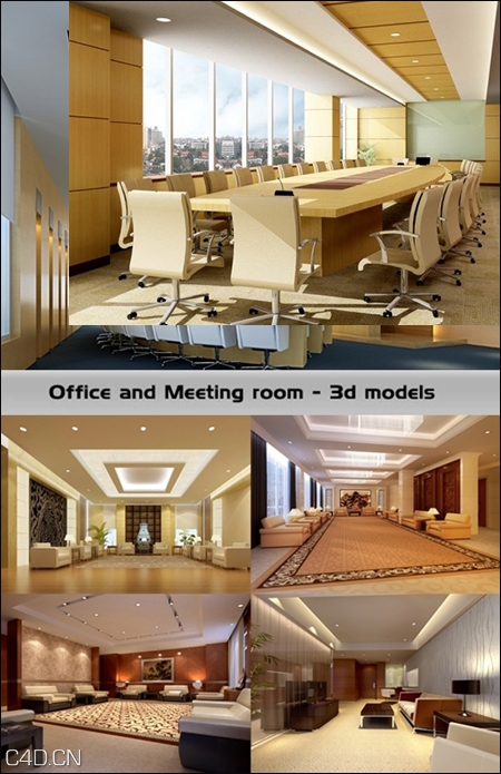 24套办公室和会议室3D模型合集 Office and Meeting room - C4D之家 - a7fec162e1e4517c711af4a3b4739193.jpg