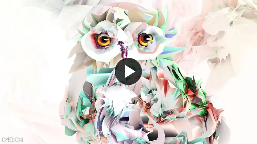 C4D/PS插画制作教程 Creating Illustrations Using 3D Objects in ps and c4d