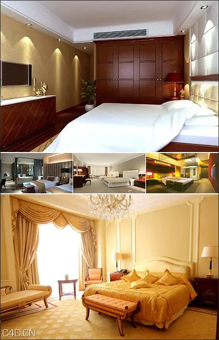 酒店客房3D模型合集 Hotel Room Collection - C4D之家 - ca6cbc6d824cb40d848da22a5383af07.jpg