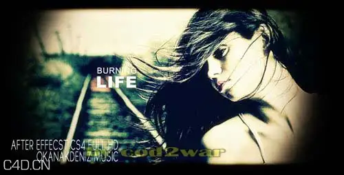 非主流相册AE模板 Burning Life – PR0JECT for After Effects - C4D之家 - 6635665E2bxpg.jpg