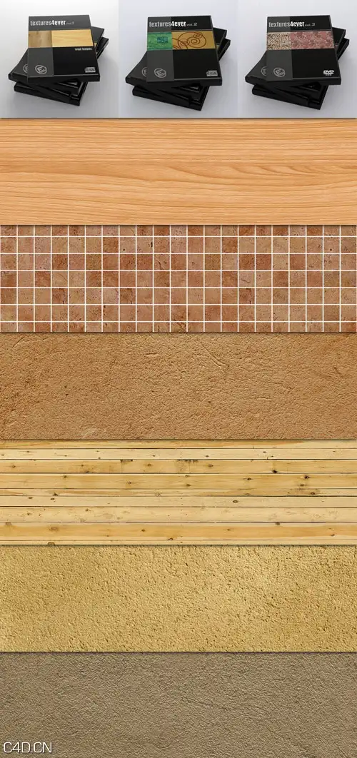 建筑纹理包 Textures4ever Volume 1-3 Architecture Textures Bundle - C4D之家 - 1336388292_architecture_textures.jpg