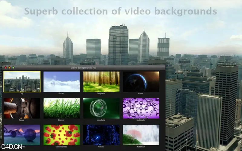 高清背景视频素材 Video Backgrounds HD v2.0 MacOSX - C4D之家 - 0027f806.jpeg