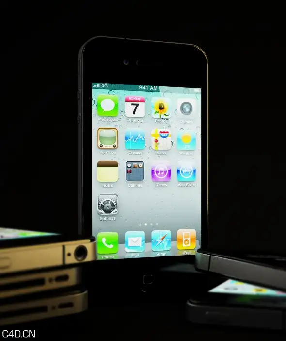 C4D纹理贴图VRay版 RenderKing VRay Texture Pack for Cinema 4D - C4D之家 - iphone.jpg