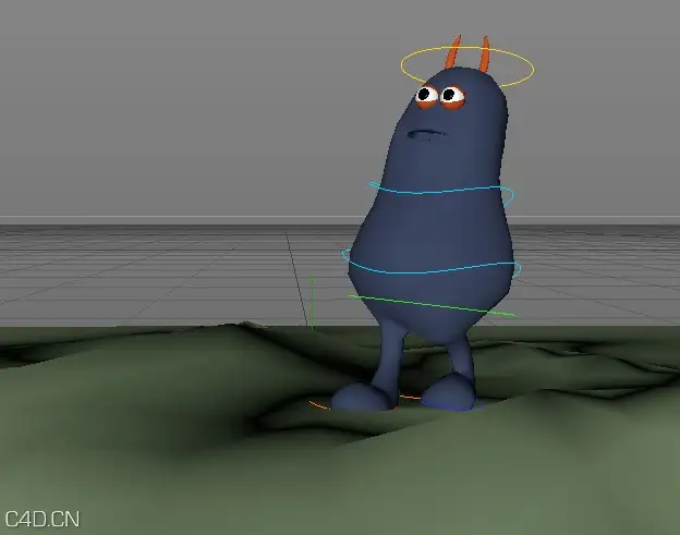 绑定的卡通玩偶C4D工程 - C4D之家 - cinema4d_ 2014-08-31 下午9.22.22.jpg