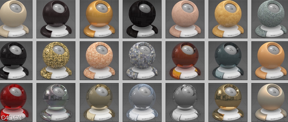 实用vray材质+贴图 SigerShaders Volume 1-6 Vray & Mental Ray