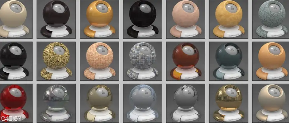 实用vray材质+贴图 SigerShaders Volume 1-6 Vray & Mental Ray